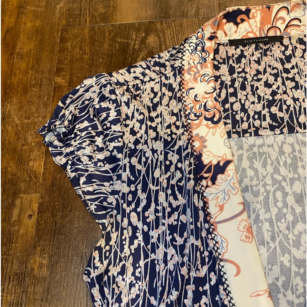 Elie Tahari Silk Wrap Dress - xs - Picture 3 of 3